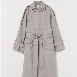 H&M long oversized trench coat